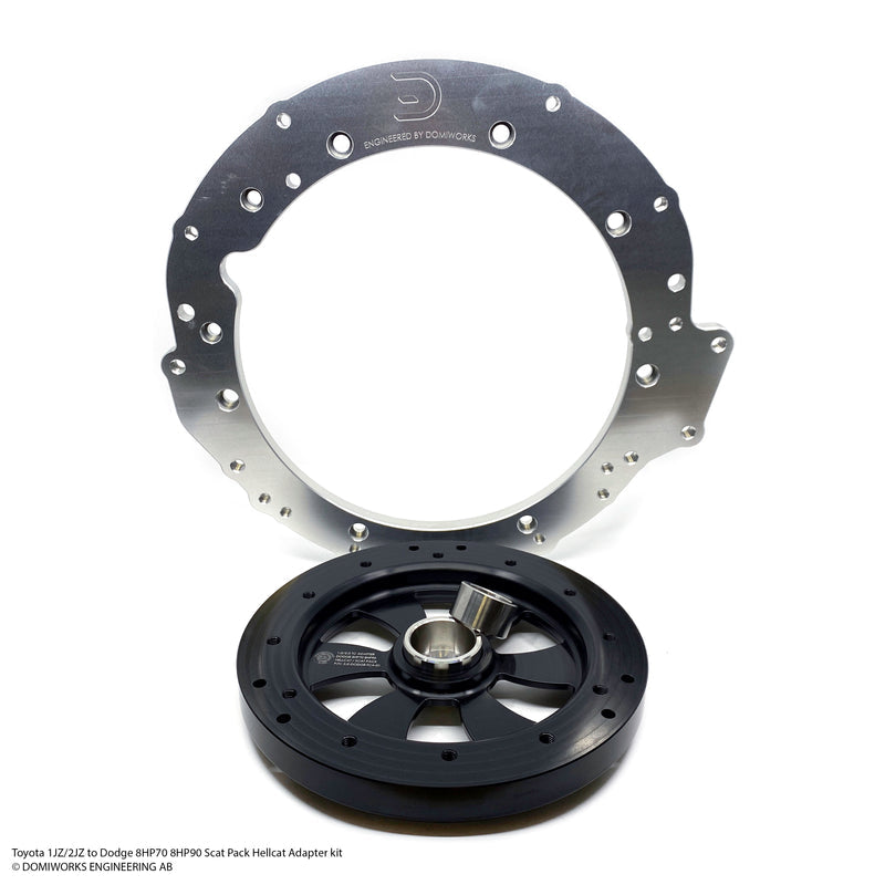 DOMIWORKS TOYOTA 2JZ TO DODGE 8HP70 / 8HP90 / SCAT PACK / HELLCAT