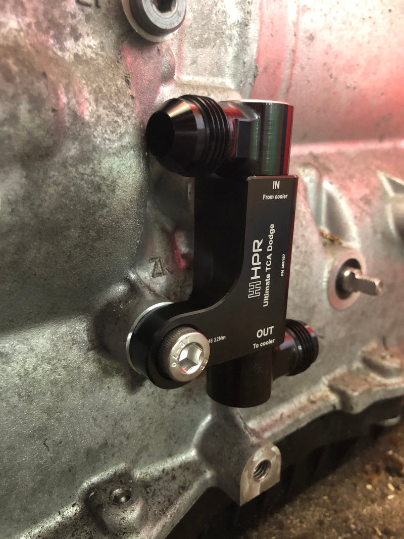 HPR Dodge RAM 8HP Ultimate TCA Transmission cooler adapter
