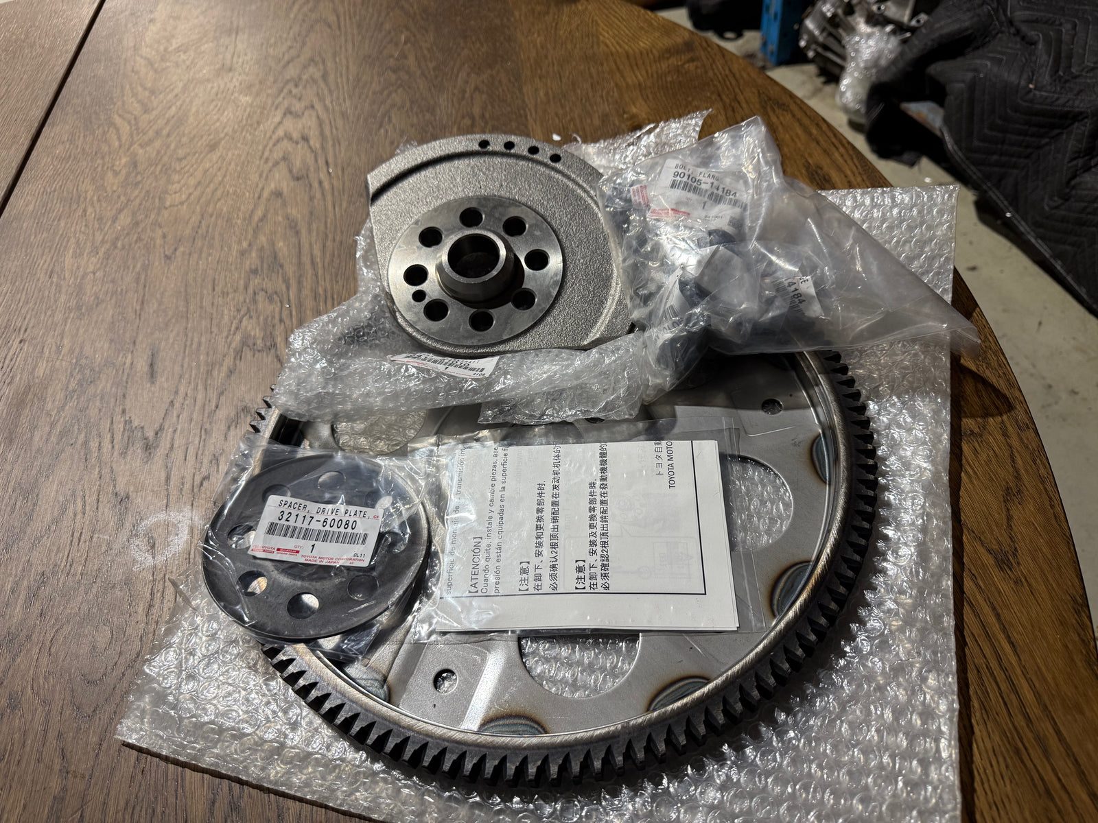   プレート 1062 OEM Toyota VDJ flex plate complete assembly – 8speed AU
