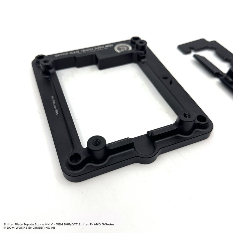 Domiworks Shifter Plate Toyota Supra MKIV - OEM 8HP/DCT Shifter