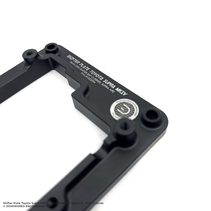 Domiworks Shifter Plate Toyota Supra MKIV - OEM 8HP/DCT Shifter