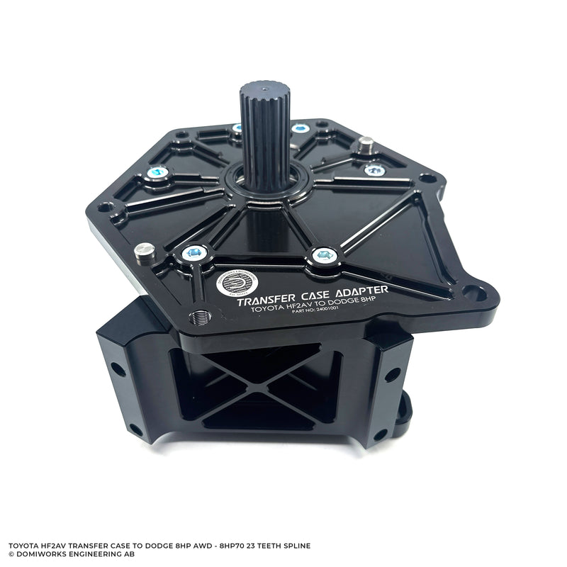 Toyota HF2AV Transfer Case Adapter kit - Dodge 8HP AWD 23 Spline