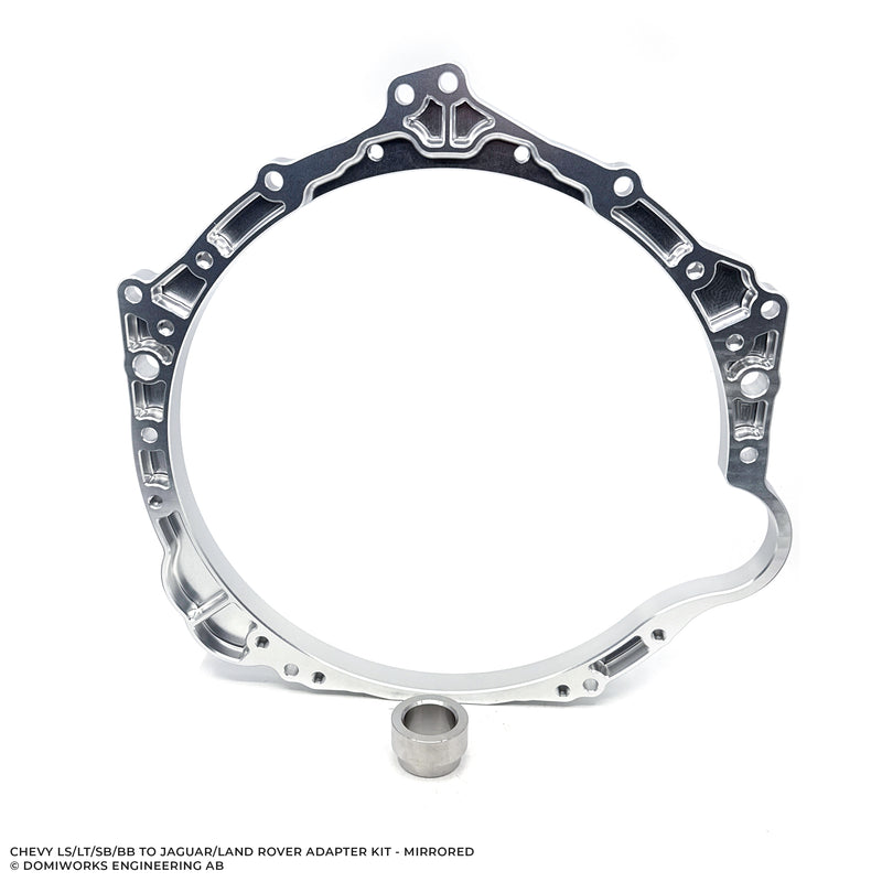Chevy LS/LT/SB/BB to Jaguar/Land Rover 8HP Adapter kit - Mirrored LHS Starter