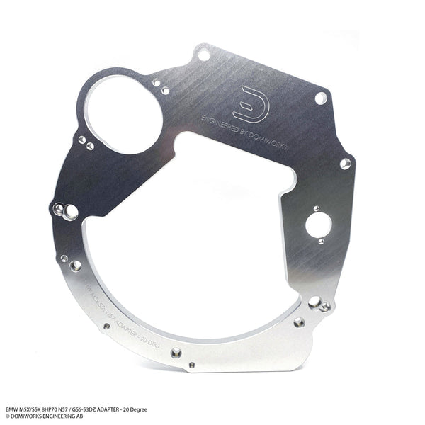 Domiworks BMW M5X/S5X 8HP 45/50/70/75 N57 B57 B58 ADAPTER - 20 DEGREE TILT
