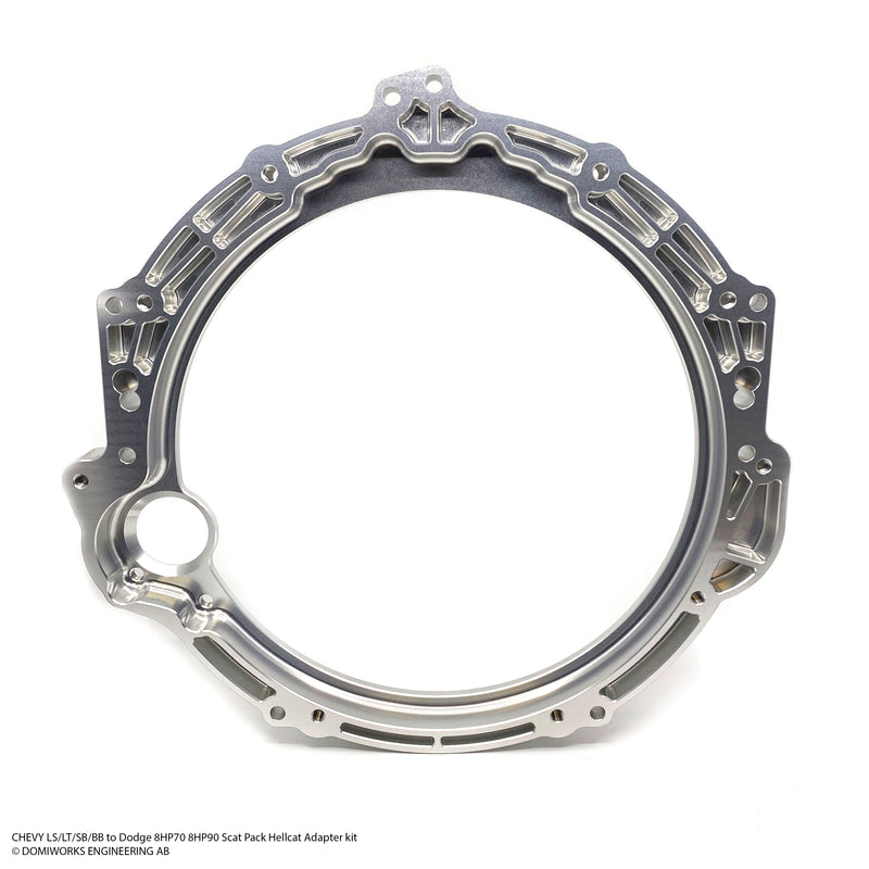 DOMIWORKS CHEVY LS/LT/SB/BB TO DODGE 8HP70 / 8HP90 SCAT PACK HELLCAT ADAPTER KIT