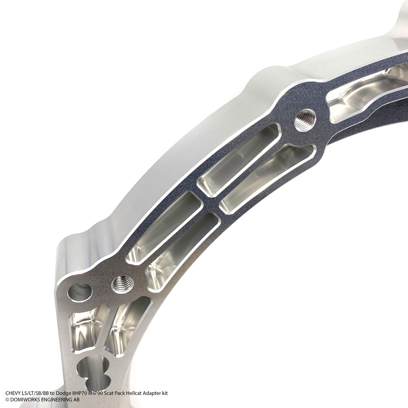 DOMIWORKS CHEVY LS/LT/SB/BB TO DODGE 8HP70 / 8HP90 SCAT PACK HELLCAT ADAPTER KIT
