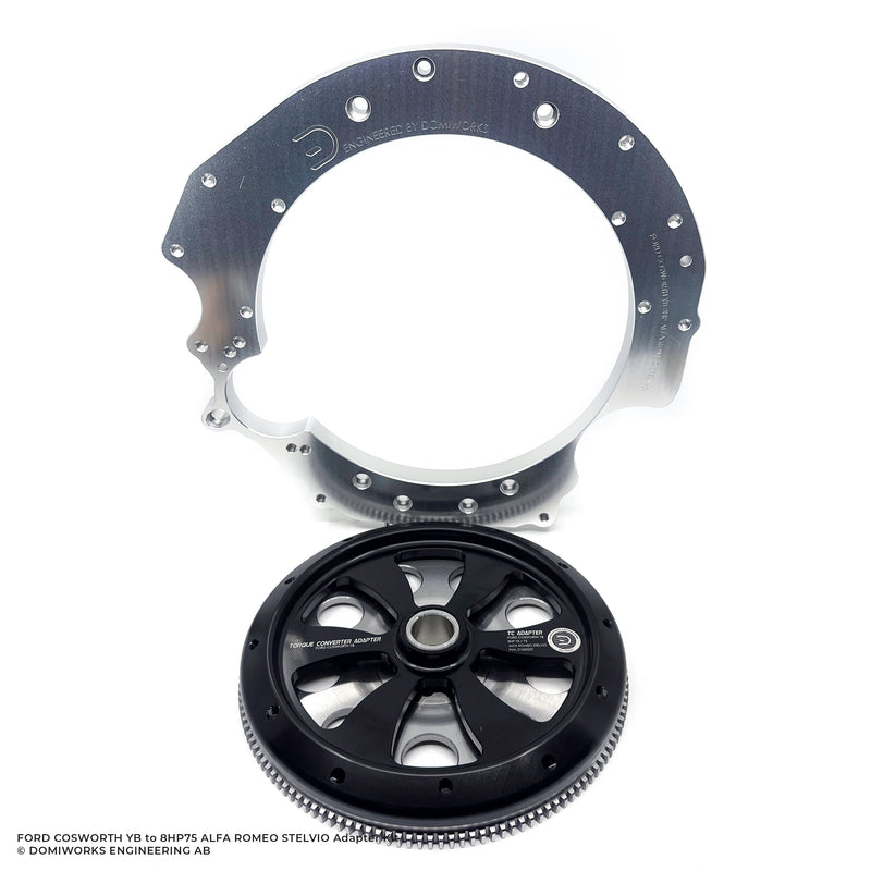 DOMIWORKS Ford Cosworth YB to 8HP 70/75 Alfa Romeo Stelvio Adapter Kit
