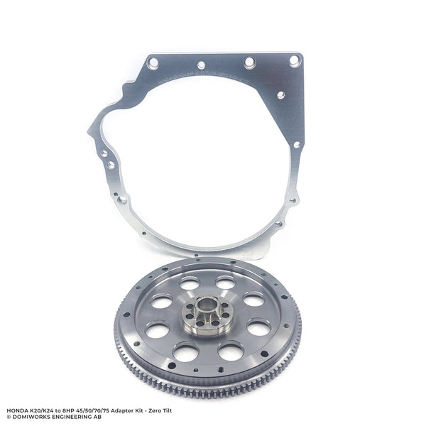 DOMIWORKS Honda K20/K24 To B48/B58 8HP50, N57 8HP70, B57 8HP75 Adapter Kit - Zero Tilt