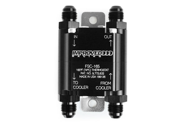 Compact 8HP High Flow Billet Transmission Oil Thermostat 165f/82c