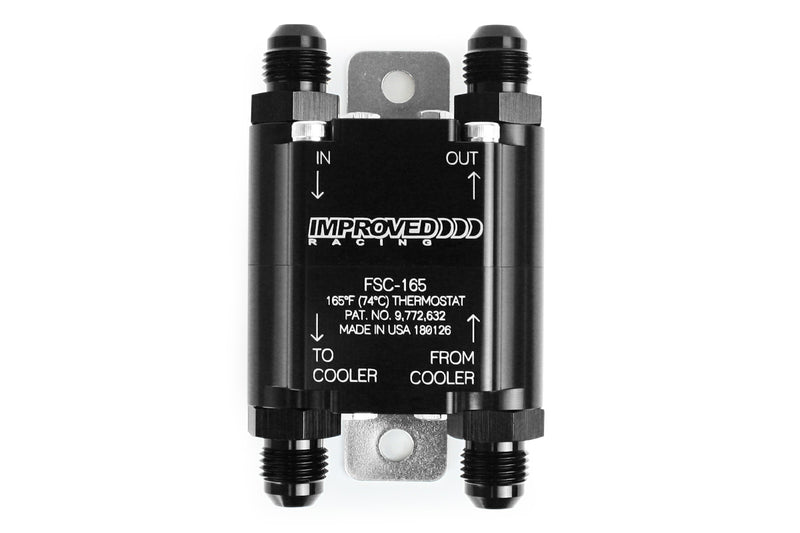 Compact 8HP High Flow Billet Transmission Oil Thermostat 165f/82c