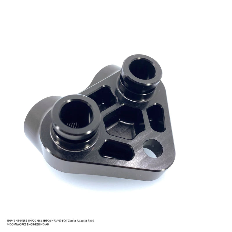 Domiworks 8HP Oil Cooler Adapter - BMW N57 8HP70 AND B58 8HP50 Transmissions